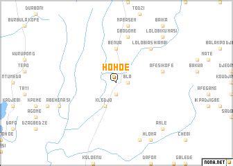 Hohoe (Ghana) map - nona.net