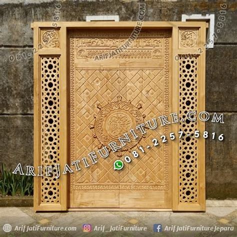 Pintu Kusen Masjid Jati Replika Nabawi Arif Jati Furniture