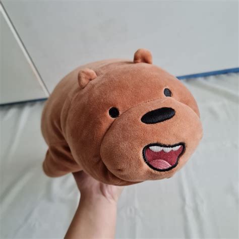 Jual Boneka Miniso We Bare Bears Grizzly Coklat Shopee Indonesia