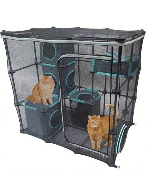 Kit Mega Para Catio De Exterior Para Gatos Piezas De Repuesto Y