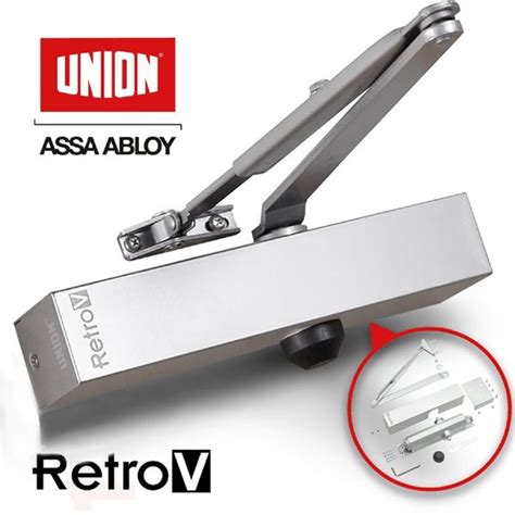 Union Retrov Variable Power Overhead Door Closer