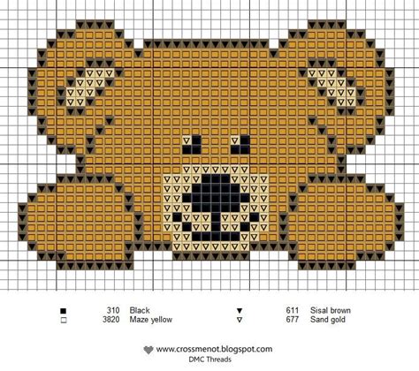 Pin On Cross Stitch Bears