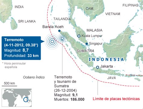 Terremoto De Magnitud 8 7 En Indonesia Infografía Y Tutoriales