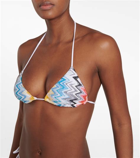 Zig Zag Triangle Bikini In Multicoloured Missoni Mare Mytheresa