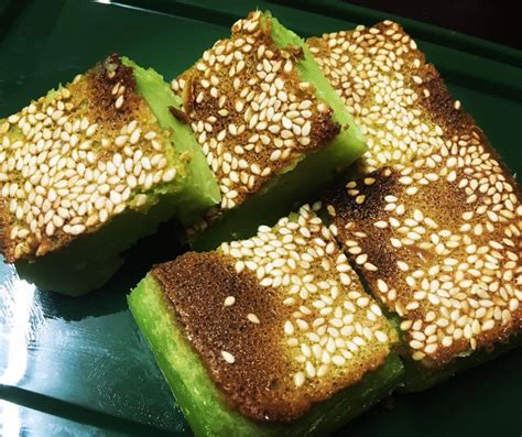 Kuih Bakar Pandan Simple Koleksi Resepi Emak