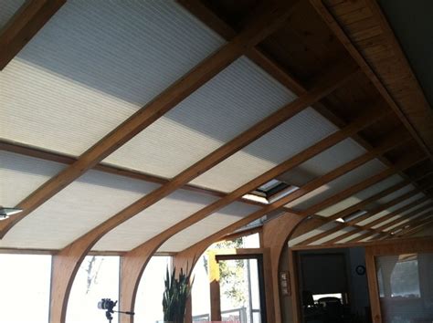 Hunter Douglas Duette Architella In Sunroom Contemporain Salon