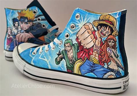 Custom Anime Shoes Manga Converse Anime Design Sneakers - Etsy ...