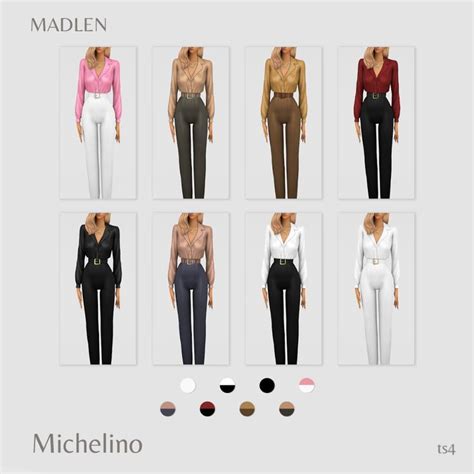 Michelino Outfit Madlen Sims Mods Clothes Sims Sims Clothing