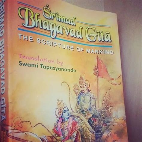 Srimad Bhagavad Gita The Scripture Of Mankind Amazon Co Uk Swami