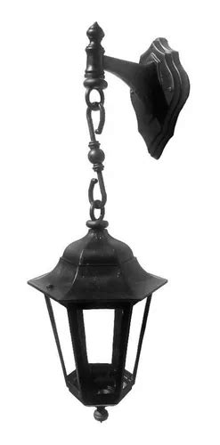 Farol Colonial Colgante Hexagonal Pl Stico M Nsula Superior