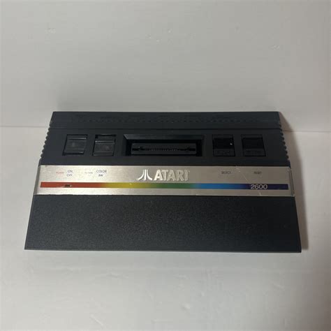 Atari Jr Console And Game Bundle Rainbow Cleaned Tested Working