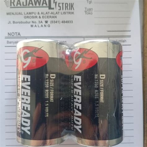 Jual Baterai Besar Hitam Tipe D Merk Eveready Baterai Untuk Water