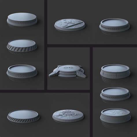 3d Printing Bases V2 3d Model 3d Printable Cgtrader