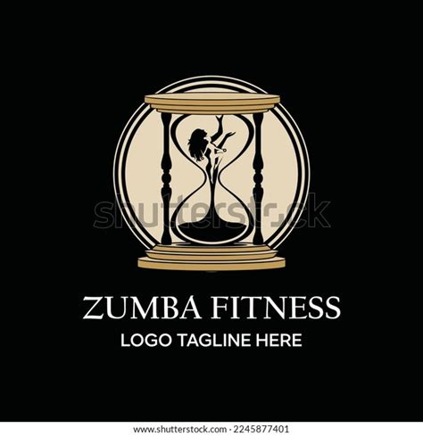 Zumba Fitness Illustration Vector Logo Concept Stock Vector (Royalty ...