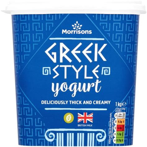 Morrisons Greek Style Yogurt 1kg Compare Prices And Where To Buy