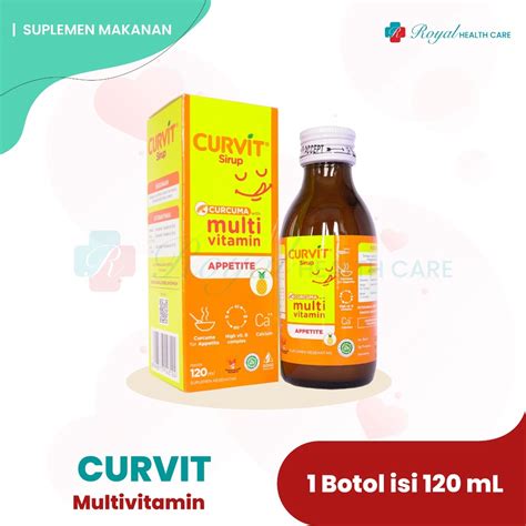 Jual CURVIT SIRUP 120ML Multivitamin Penambah Nafsu Makan Shopee