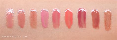 Review Swatches Urban Decay Naked Lipgloss From Head To Toe