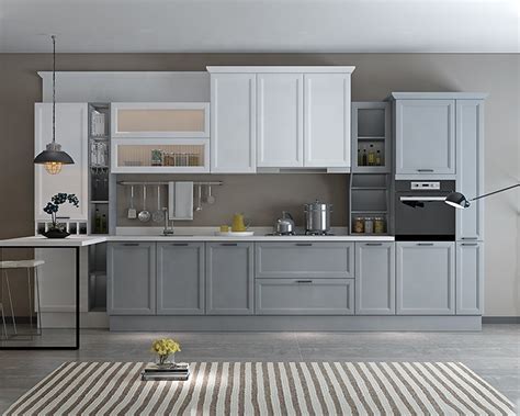 Yvt White Shaker Door Solid Wood Modern Kitchen Cabinets Kitchen