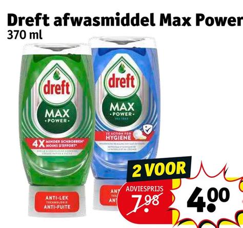 Dreft Afwasmiddel Max Power Aanbieding Bij Kruidvat