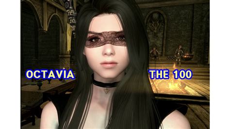 SkyRim Mod RaceMenu Octavia The 100 inspired preset female 스카이림 모드