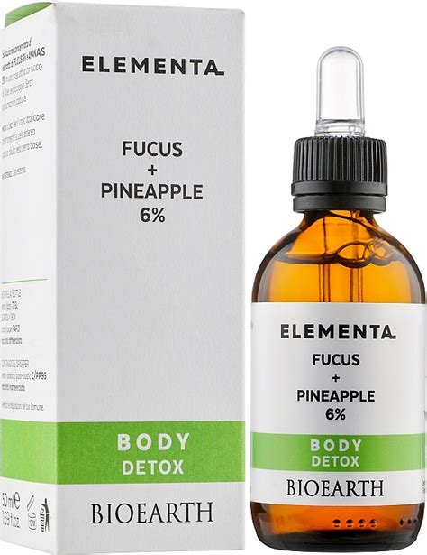 Bioearth Elementa Fucus Pibeapple S Rum Pour Corps Fucus Et