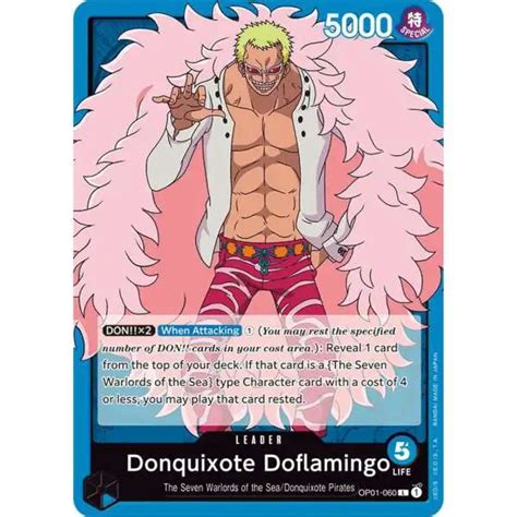 One Piece Trading Card Game Romance Dawn Single Card Leader Donquixote