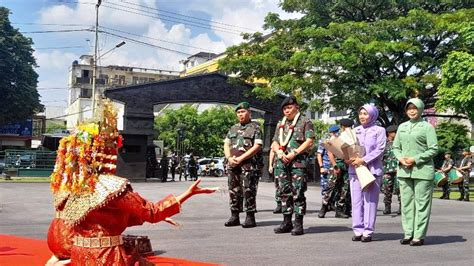 Pangdam II Sriwijaya Sambut Kedatangan Pangkogabwilhan I Di Palembang