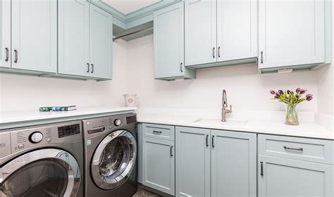 Custom Laundry Cabinets Offer Ample Storage