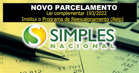 Parcelamento Simples Nacional Lei Complementar Institui O