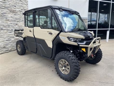 2024 Can Am Defender MAX Limited HD10 Desert Tan Timeless Black