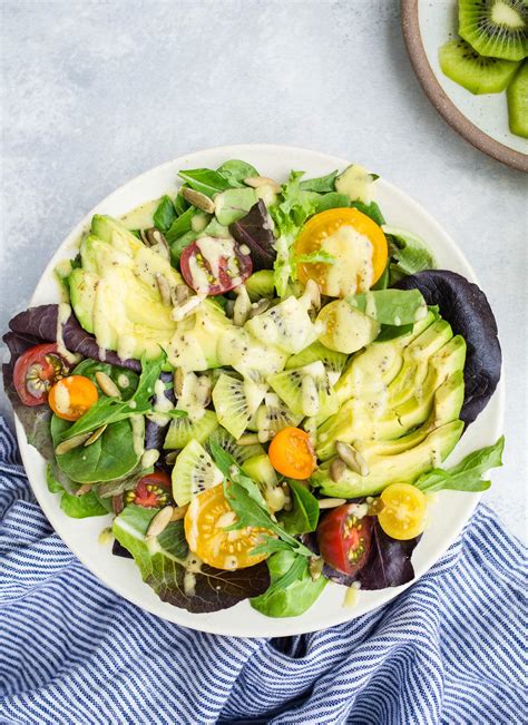 Kiwi Salad With Tomato And Avocado Salted Plains