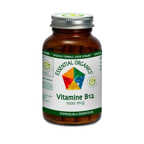 Essential Organics Vitamine B12 1000 Mcg 90 Tabletten