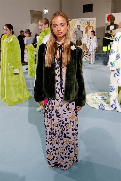 Lady Amelia Windsor Makes An Elegant Appearance At London Fashion Week