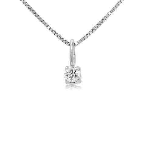 Classic Solitaire Pendant (Lab-Grown) - Gabriel Edward Jewelers