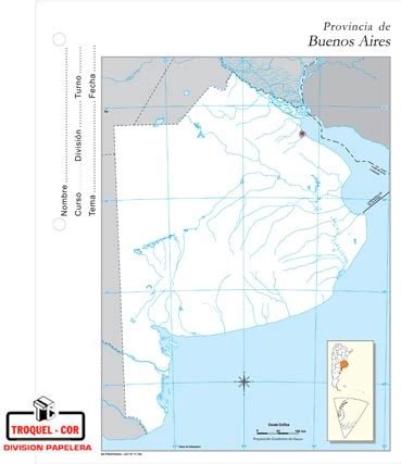 Mapa Político Nº3 Buenos Aires Rivadavia