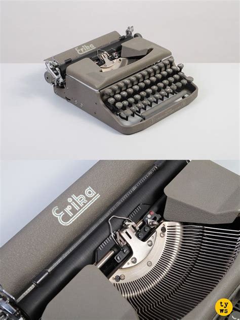 1953 Erika Model 9 Typewriter Restored And Fully Functional Etsy