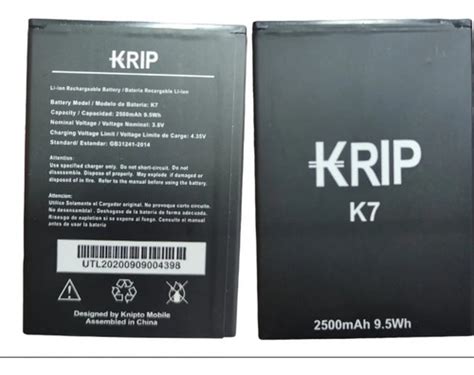 Bateria Pila Krip K7 B700 MercadoLibre