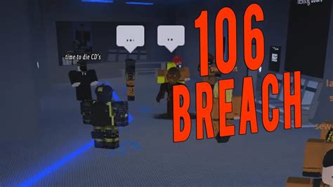 106 BREACH AND 409 Roblox Eltork S SCPF YouTube