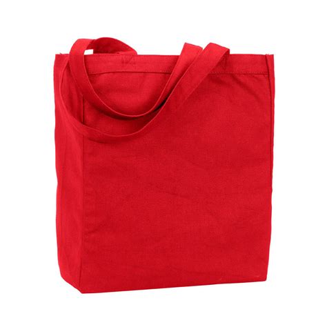 Red Canvas Box Tote Bag Nairobi Tote Bags