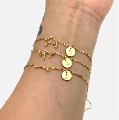 Sagittarius Bracelet Constellation Bracelet Initial Etsy