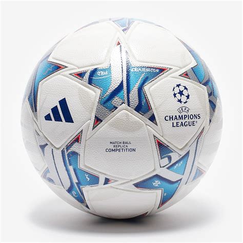 Adidas Ucl Competition Whitemetallic Silverbright Cyan Footballs