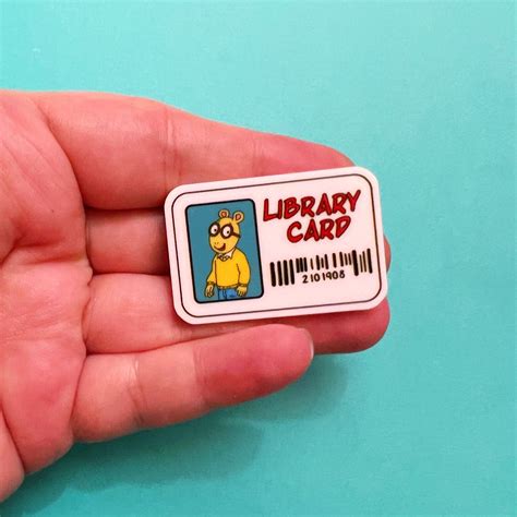 Arthur Library Card Pin – FemmeDeBloom