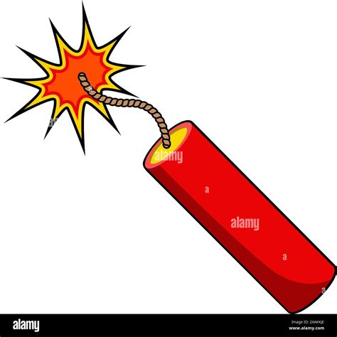 Stick of dynamite. Dynamite icon. Dynamite stick on white background ...