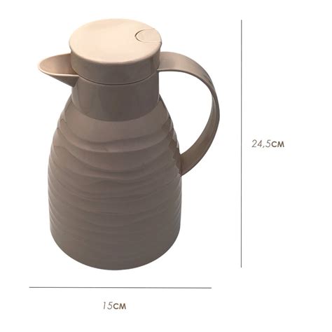 Garrafa Térmica Capri 1 Litro Nude Chabon