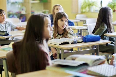 Classroom Desks Stock Image Image Of Learning School 1741737