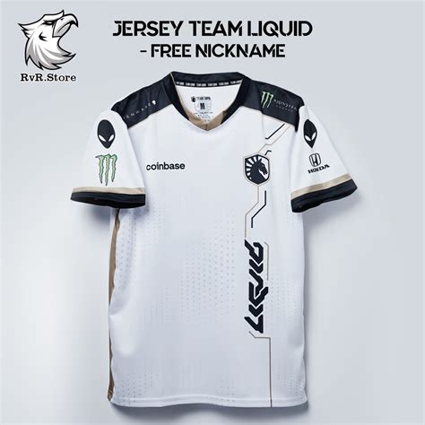 Jual Jersey Team Liquid Lvthn With Sponsors New Game Dota Free