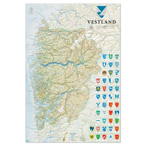 Vestland Fylkeskart Finekart