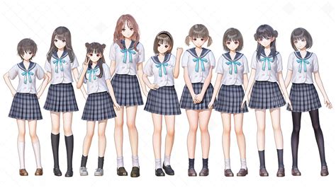 Dlc Blue Reflection Tie T