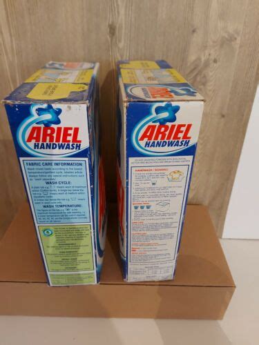 Vintage Ariel Washing Powder Packs Shop Advertising Full Unopened Box