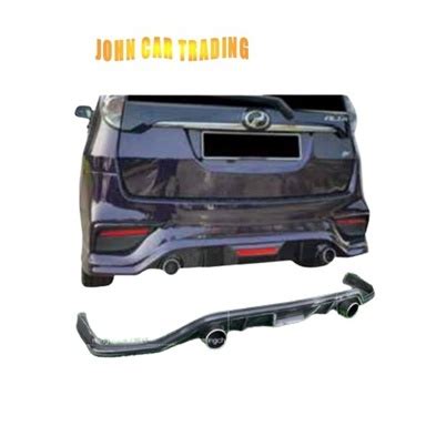 Ready Stock Perodua Alza Drive Pu Rear Skirt Bodykit Alza Skirt